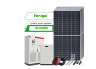 Hybride 3 het Systeem 15KW 30KW Paneles Solares Kit With Storage Battery van de Fase Zonne-energie