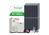 80 kW 100 kW Hybride zonne-energiesysteem 60 Hz Industrieel met Lifepo4 of Lithiumbatterie