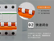 Easy9 de Miniatuurstroomonderbreker 6~63A, 1P, 2P, 3P, 4P, DPN van Schneider Electric MCB voor Kringsbescherming