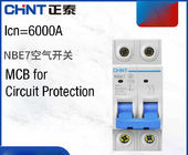 Chint NBE7, de Miniatuurstroomonderbreker 6~63A, 80~125A, 1P, 2P, 3P, 4P van NB7 voor Kringsbescherming AC220, 230V, 240V-Gebruik