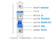 Chintnxb Miniatuurstroomonderbreker 1~63A, 80~125A, 1P, 2P, 3P, 4P voor het Gebruik van de Kringsbescherming AC230/400V