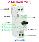 Acti9mcb Miniatuur Industriële Stroomonderbreker 1~63A 1P 2P 3P 4P 1P+N CEI-EN60898