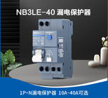 NB3LE-40 aardestroomonderbreker 10~40A 1P+N 220/230/240V EN/IEC60898 IEC60947