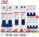 Delixihdbe Miniatuur Industriële Stroomonderbreker 1~63A 80~125A 1P 2P 3P 4P AC230/400V