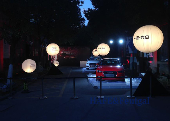 Commercieel opblaasbaar ballonlicht 3m Custom PVC Air Ball Met LED-licht 800W