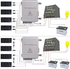 6 String Weatherproof Distribution Box voor zonnepanelsysteem op / buiten het net