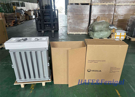 30 cm x 61 cm x 74 cm Nominale stroom 7,0 m3/h VEOLIA EDI Modules E-Cell MK-7