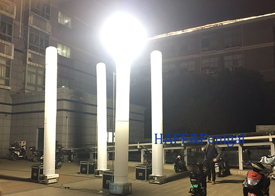 5M 1000w eenvoudige en snelle opblaasbare lichttoren pilaren voor een groot gebied verlichting
