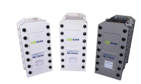 SUEZ edi module E-CELL-3X hoog zuiver waterstroom 5m3/uur Verzendgewicht 150 kg Silicium (SiO2) Tot t 99%