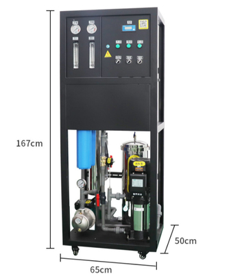 Grote industriële omgekeerde osmose zuivere waterapparatuur 0,25 - 0,5 ton Landbouw Auto Was Commerciële waterreiniger Manu