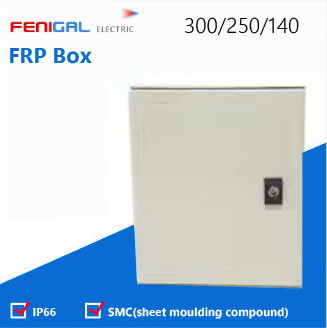 SMC Polyester FRP Box 220/380V Power Distribution Box IP66 Waterdicht elektrisch doosje