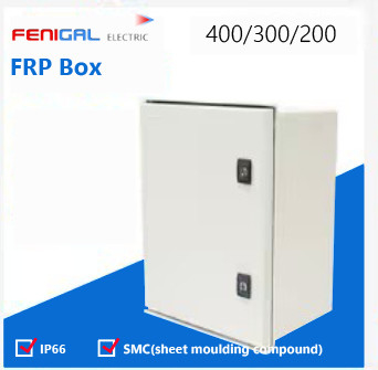 SMC Polyester FRP Box 220/380V Power Distribution Box IP66 Waterdicht elektrisch doosje