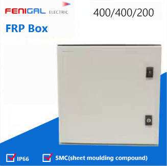 SMC Polyester FRP Box 220/380V Power Distribution Box IP66 Waterdicht elektrisch doosje