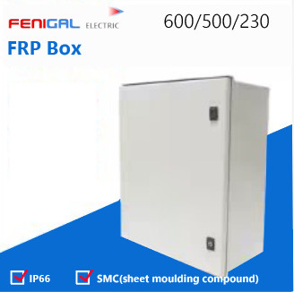 SMC Polyester FRP Box 220/380V Power Distribution Box IP66 Waterdicht elektrisch doosje