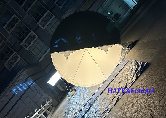 1.8kw Tube Helium Air Filled Bi Color LED DMX CRMX Control Ballon Lights Film