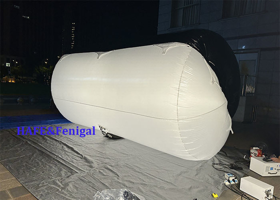 1.8kw Tube Helium Air Filled Bi Color LED DMX CRMX Control Ballon Lights Film