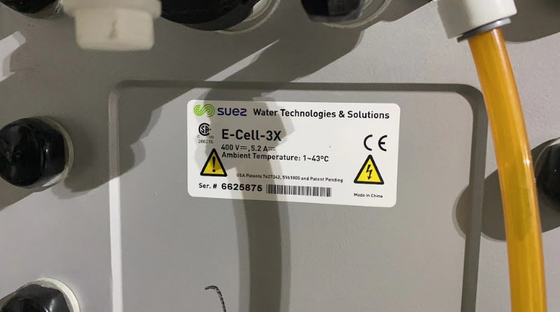 Stroom 5,0 M3/H Veolia Suez EDI-modules E-Cell-3X Suez Voor het leveren van ultrazuiver water