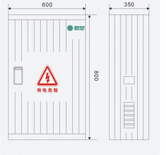 IP65 800x600x350 mm glasvezel elektrische doos waterdicht