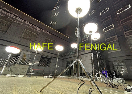 360 graden ZON 480W LED Ballon Light Voor nacht Constructie Glare Free Work Zone Lighting