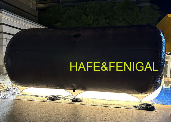 Filmopnames Opblaasbare Buisvormige Halogeen Helium Lichtballon Buiten