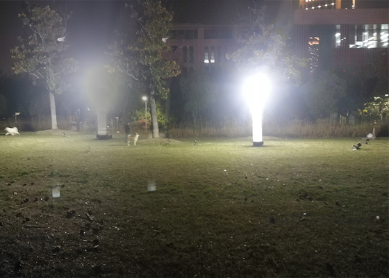 Geen Glare opblaasbare verlichting toren Nood systeem 1200W 60HZ Nacht Outdoor Draagbare