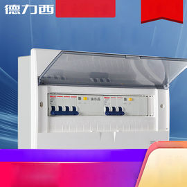 van de het Polycarbonaatverlichting van 63A 100A Plastic de Distributiedoos 9 12 16 20 24 32 36 45 Manieren Delixi
