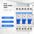 Chint nxb-40 de Miniatuurstroomonderbreker 6~40A, Icn=4500A, 1P+N 18mm van DPN enige module voor het Gebruik van de Kringsbescherming AC230V