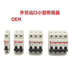 de miniatuurstroomonderbreker IEC60898 C10 6kA van DP van 63A 1P 2P 3P 4P 230V SP mcb