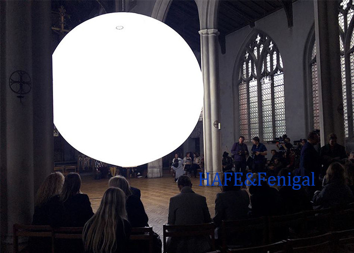 Op maat gemaakte groottes LED 800W opblaasbaar ballonlicht Eventverlichting Hangende decoratie