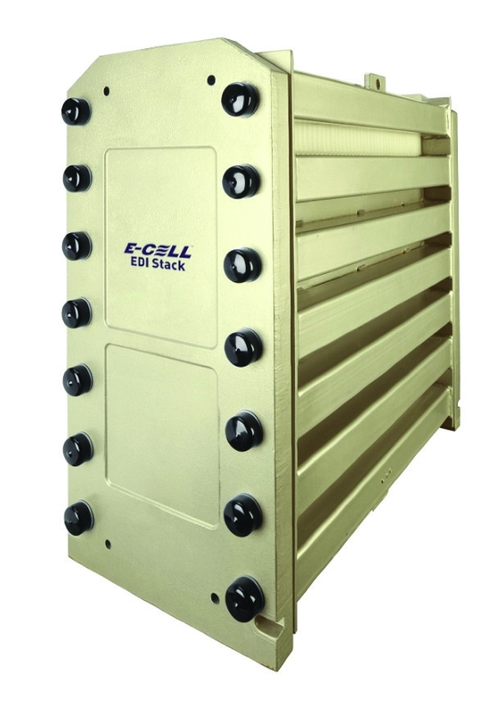 Veolia E-CellTM-3X EDI-module: Geen chemicaliën voor de productie van ultrazuiver water