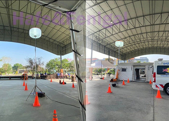 Veilige Efficiënte Nachtverlichting HAFE 1000W LED Ballonlicht Voor Wegwerkzaamheden