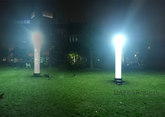 Opblaasbare verlichting toren Nood systeem 1200W 60HZ Nacht Outdoor Draagbare ondersteuning Aanpassing