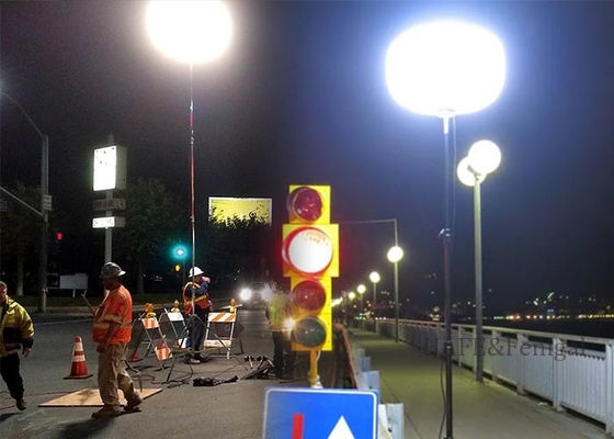 800W Dimmable LED opblaasbare lichttoren aanpasbaar voor nachtelijke reddingswerkzaamheden