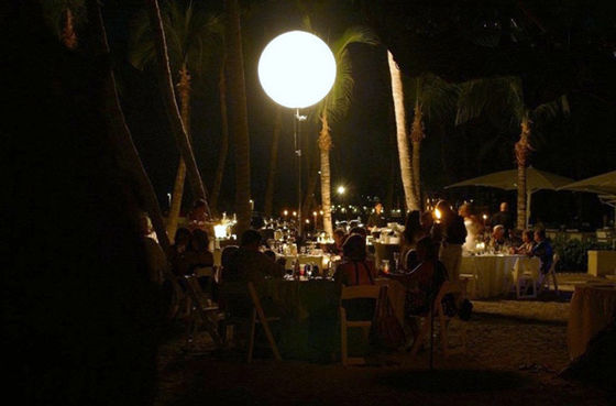 Binnen Openlucht van de de Ballon Lichte Gebeurtenis van de 600 Wattsmaan Decoratie 1.6m/5.2ft Diameter