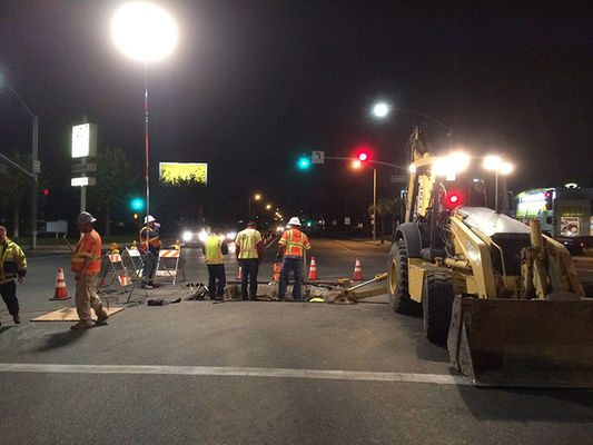 Wit RGB Nr - glans LEIDENE Lichten 200/400/600/800w, Bouwwerfverlichting 120/230V 6000sqm