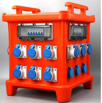 Middelgrote Stapelbare waterdichte distributieplaat Mobiele stroomstopbox vloerstopbox
